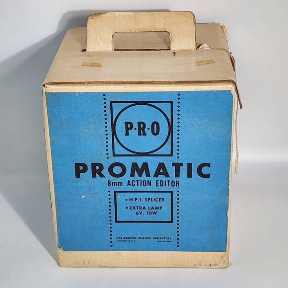 Promatic 8mm Action Editor Splicer Extra Lamp 6V 10W Vintage Film Editing Tool - Picture 1 of 12